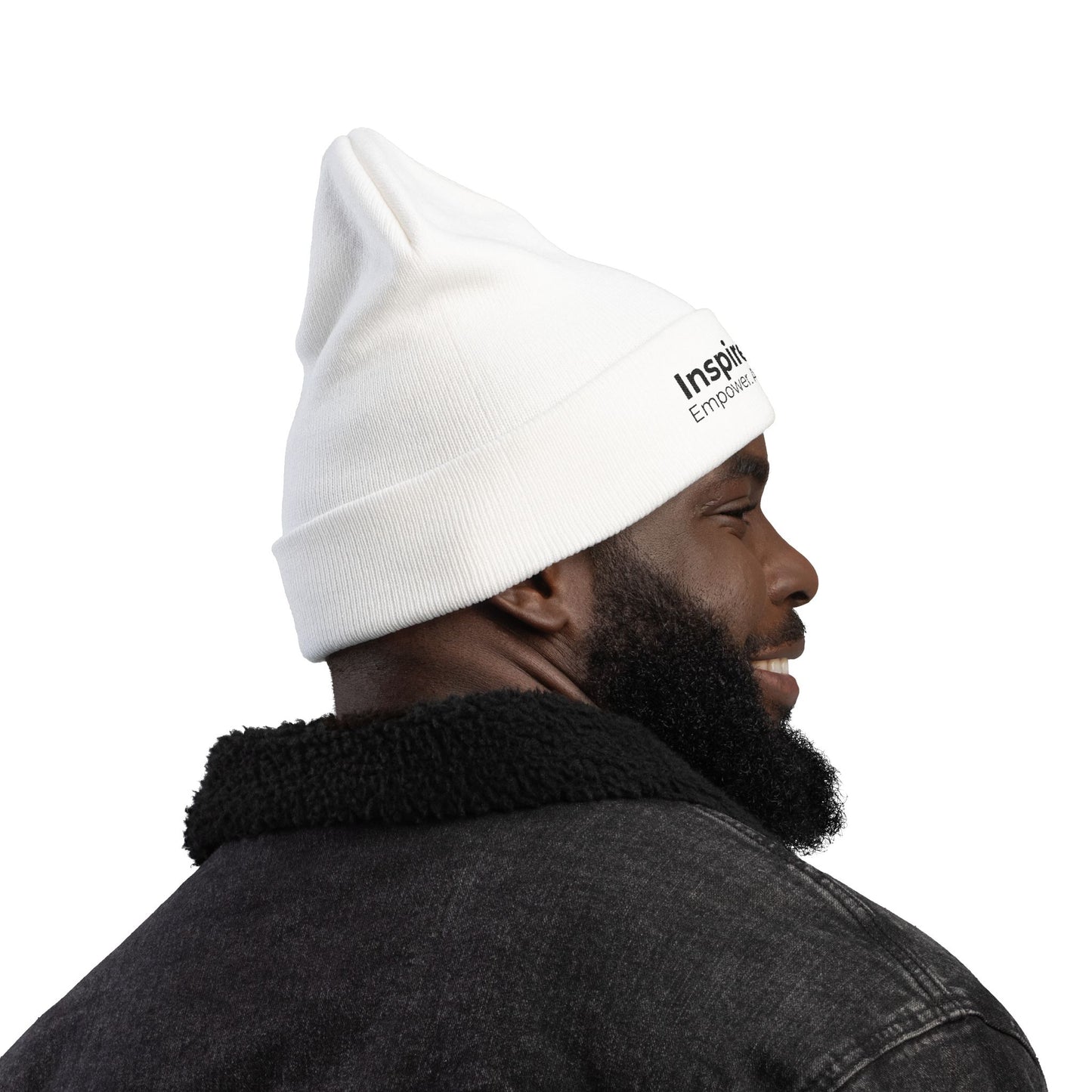 Inspire Empower Act Knit Beanie