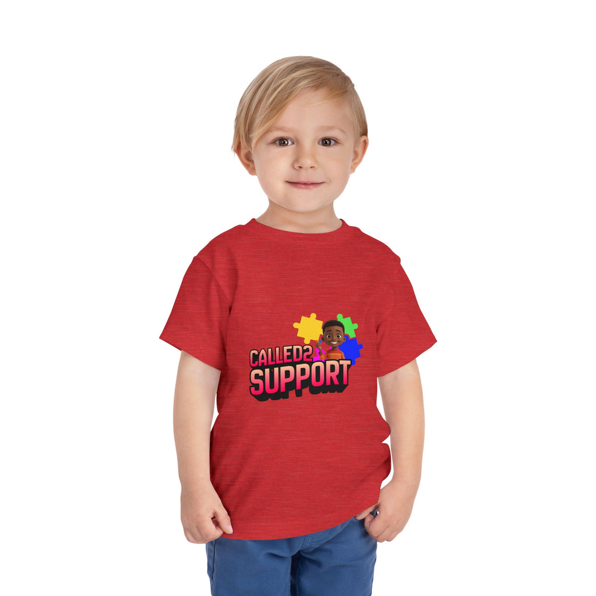 Called 2 Support Toddler Tee — Autism Awareness Puzzle Piece Shirt