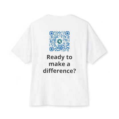Inspire Empower Act Unisex Oversized Boxy Tee, Relaxed Fit Tee, Motivational Shirt, Casual Everyday Wear, Empowerment Apparel