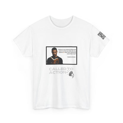 Empowering Unisex Tee - Called to Action, Motivational Shirt, Graphic Tee for Activists, Change-Maker Apparel, Statement T-Shirt