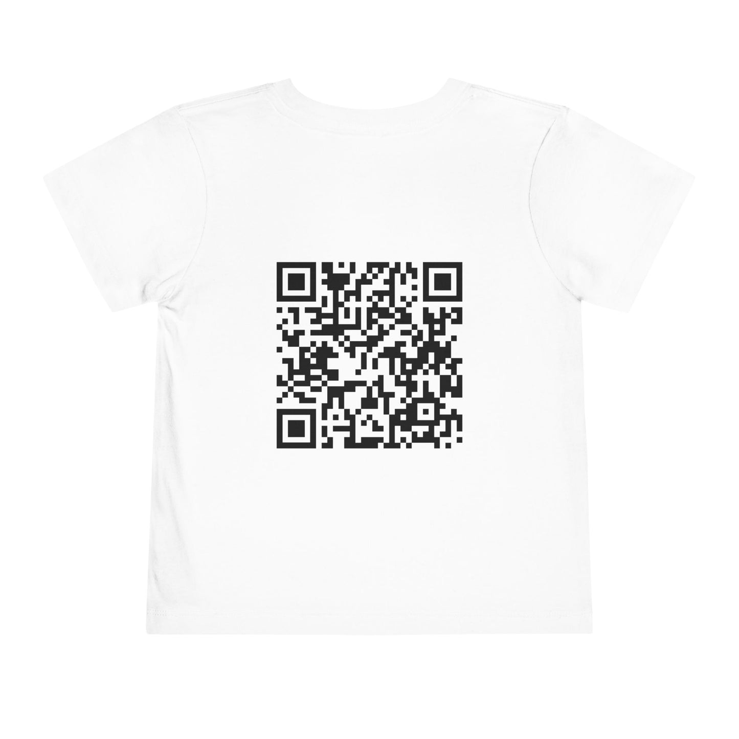 Toddler Tee — Colorful 'Smilesss' Graphic Front & QR Code Back