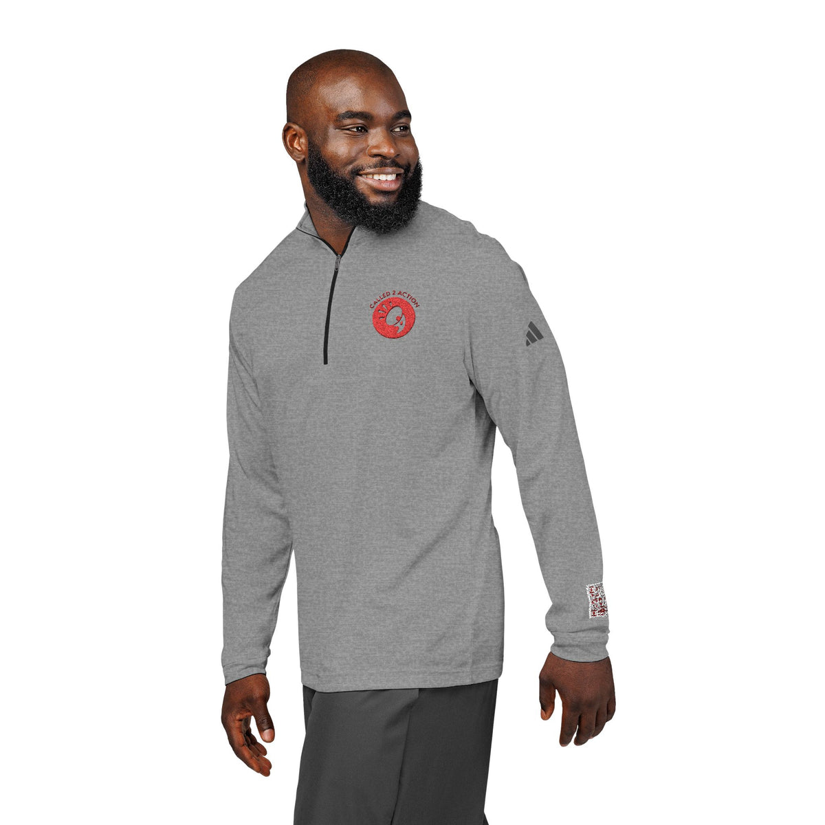 adidas® Quarter-Zip Pullover (Embroidery)