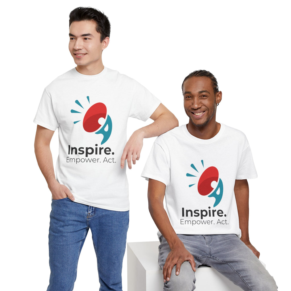 Inspire Empower Act Unisex Heavy Cotton Tee