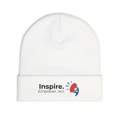 Inspire Empower Act Knit Beanie