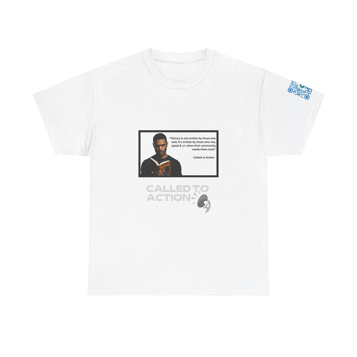 Empowering Unisex Tee - Called to Action, Motivational Shirt, Graphic Tee for Activists, Change-Maker Apparel, Statement T-Shirt