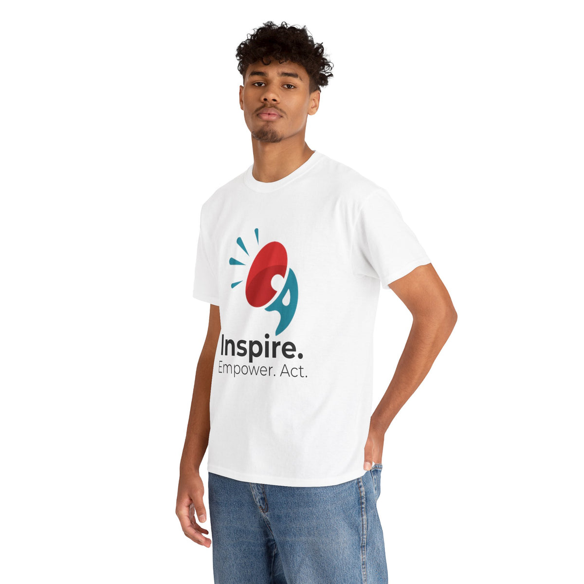 Inspire Empower Act Unisex Heavy Cotton Tee