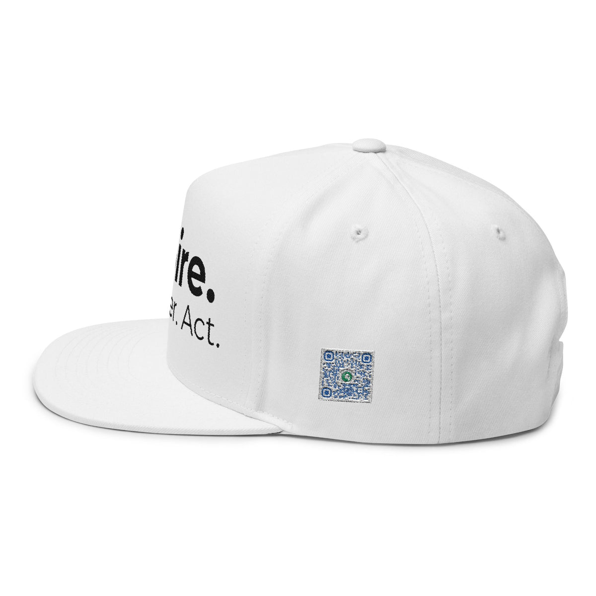 Flat Bill Cap (Embroidery)