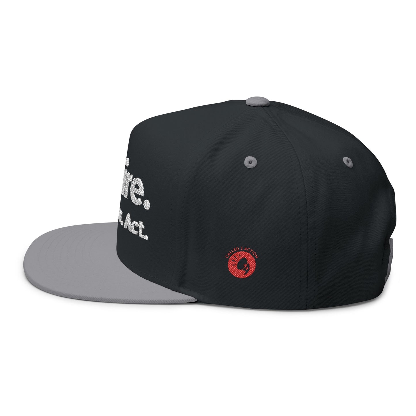 Flat Bill Cap (Embroidery)
