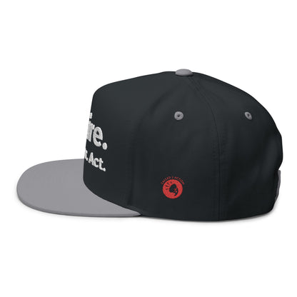 Flat Bill Cap (Embroidery)