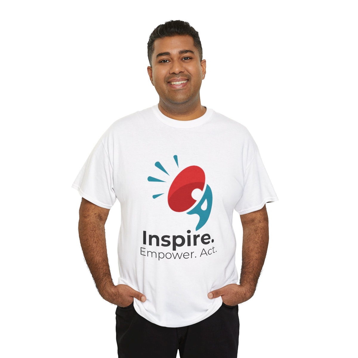 Inspire Empower Act Unisex Heavy Cotton Tee
