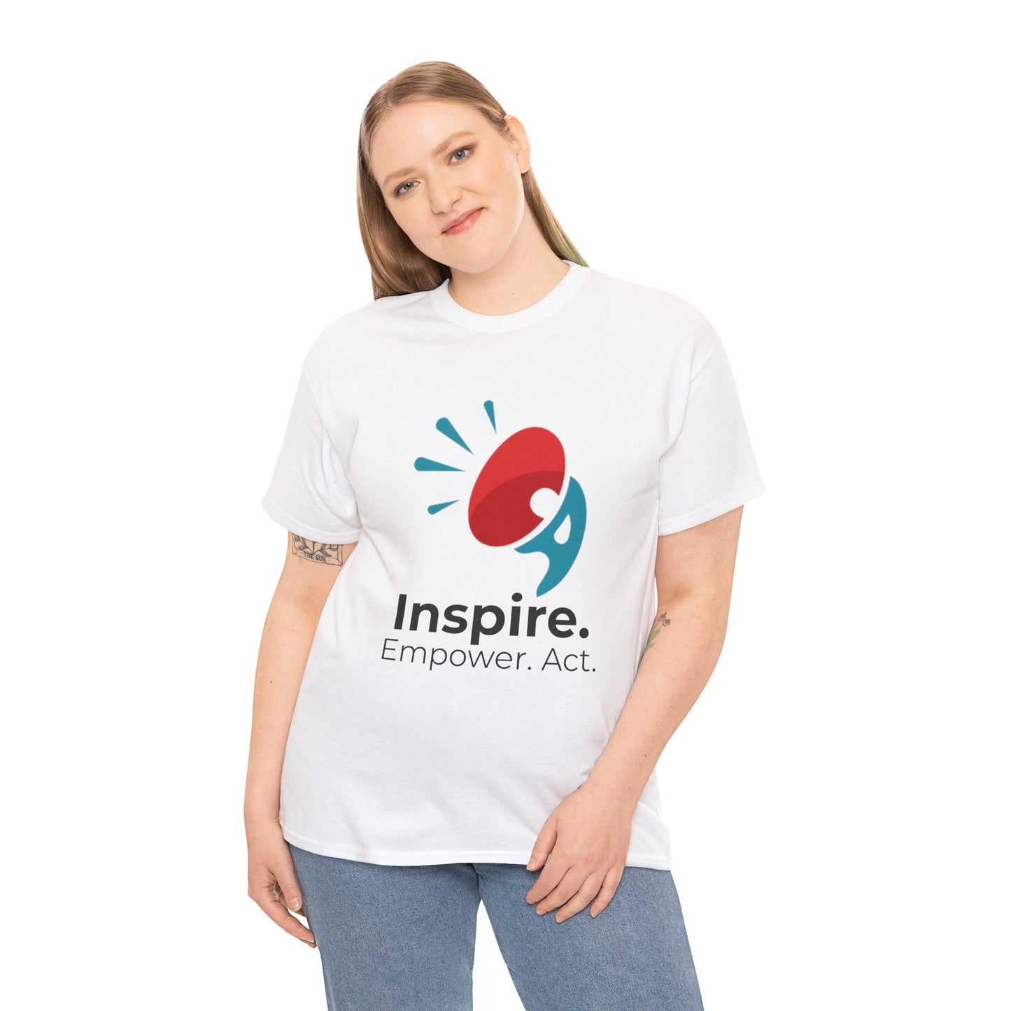 Inspire Empower Act Unisex Heavy Cotton Tee