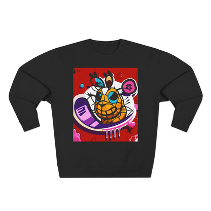 Graphic Sweatshirt — Colorful Pineapple Cartoon with “Called 2 Action” QR Back