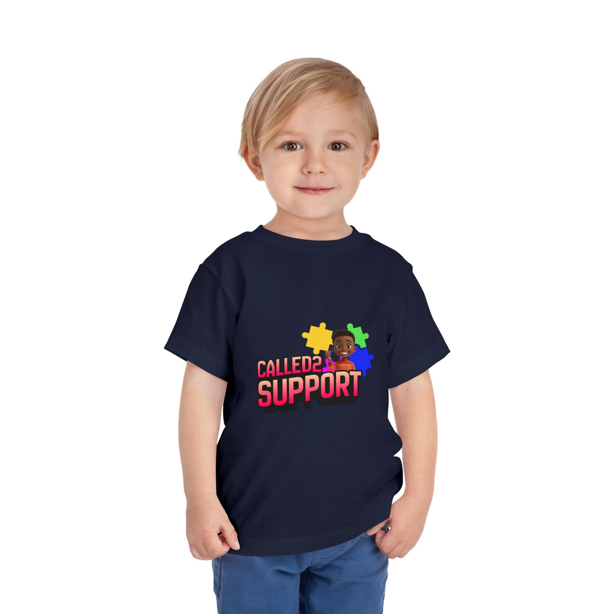 Called 2 Support Toddler Tee — Autism Awareness Puzzle Piece Shirt