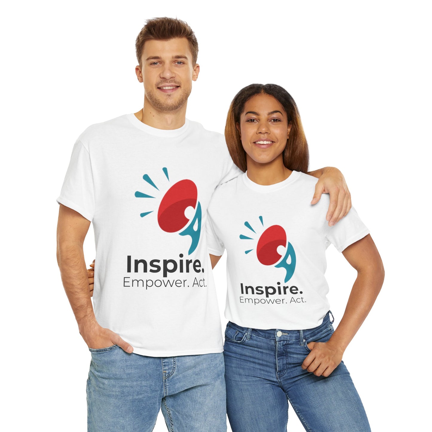 Inspire Empower Act Unisex Heavy Cotton Tee