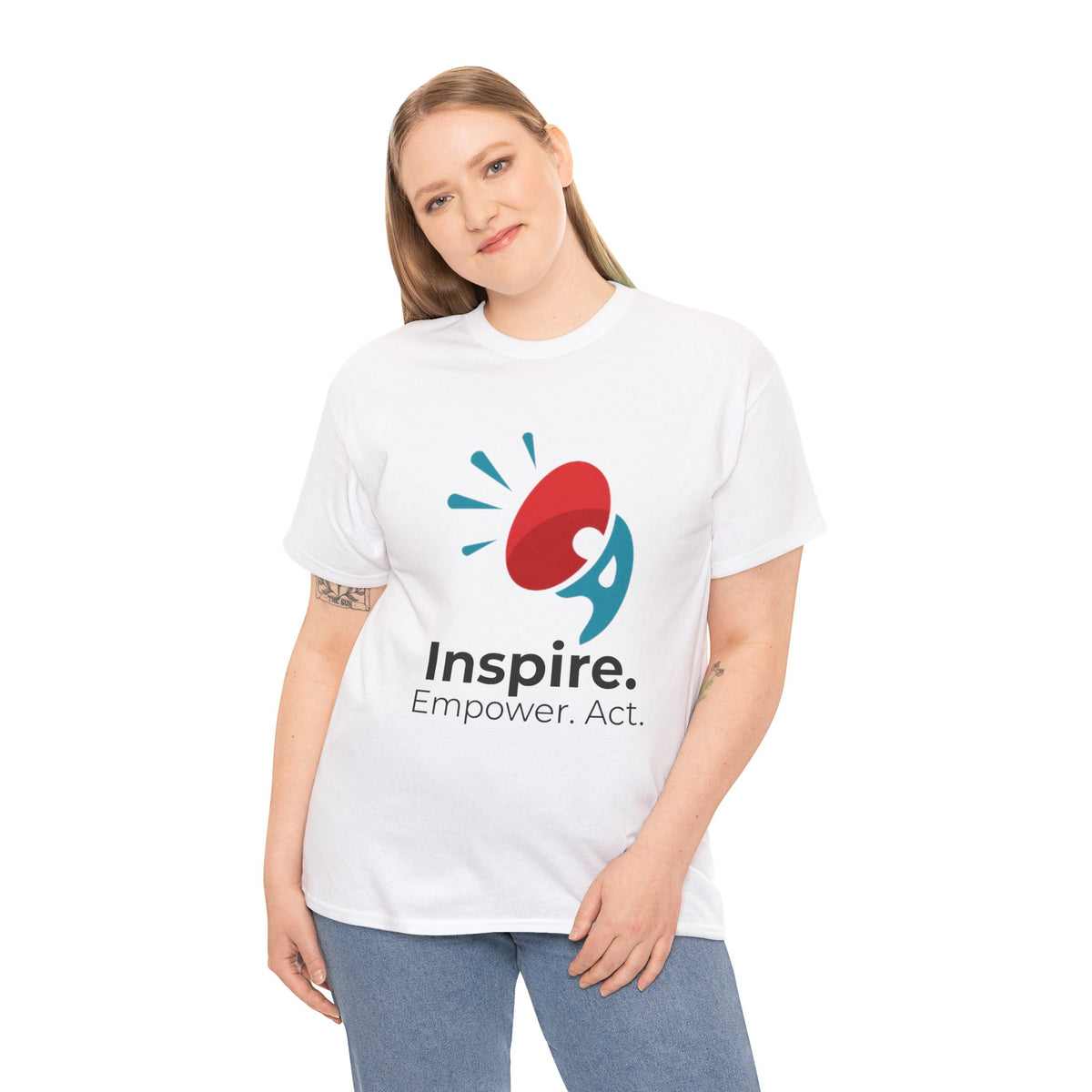 Inspire Empower Act Unisex Heavy Cotton Tee