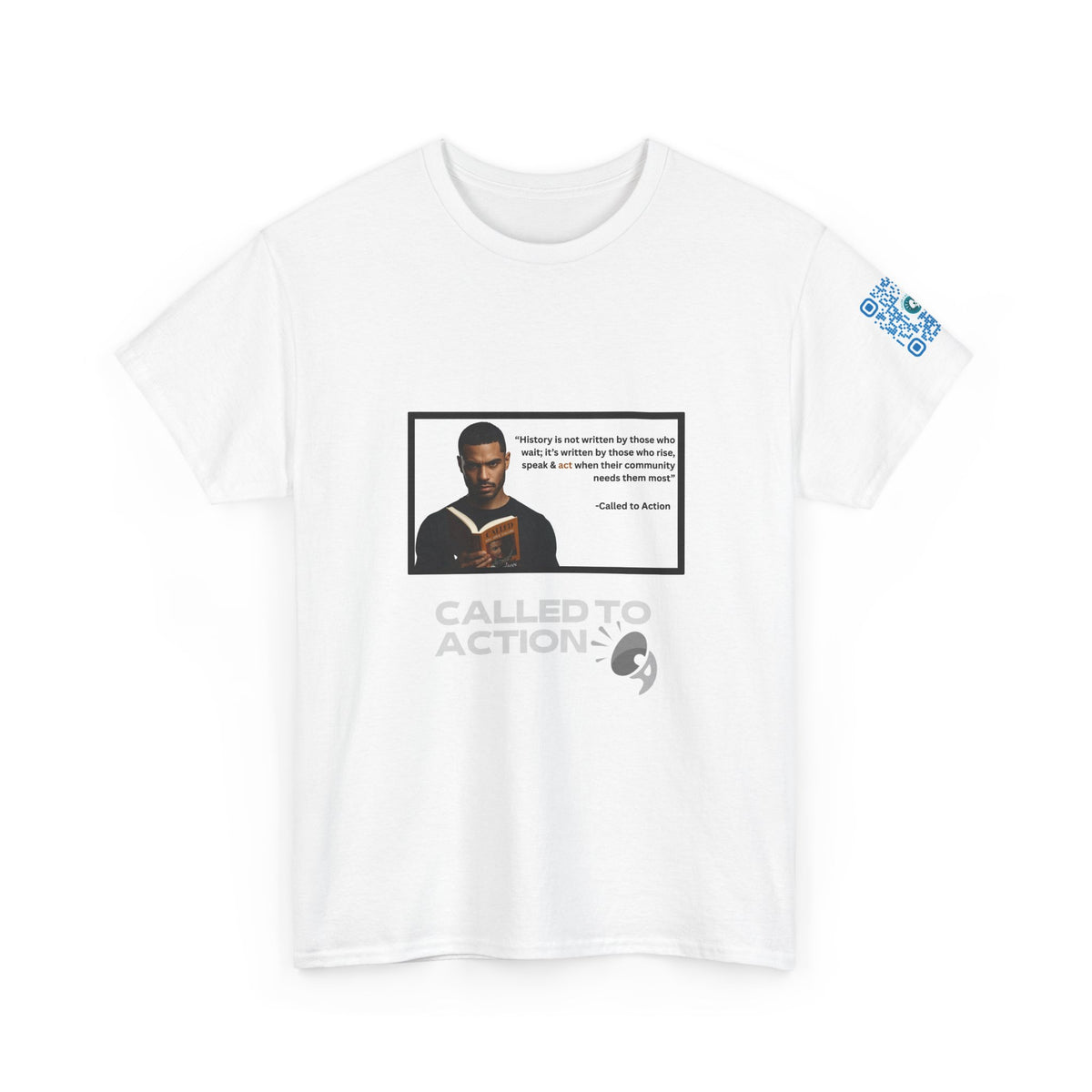 Empowering Unisex Tee - Called to Action, Motivational Shirt, Graphic Tee for Activists, Change-Maker Apparel, Statement T-Shirt