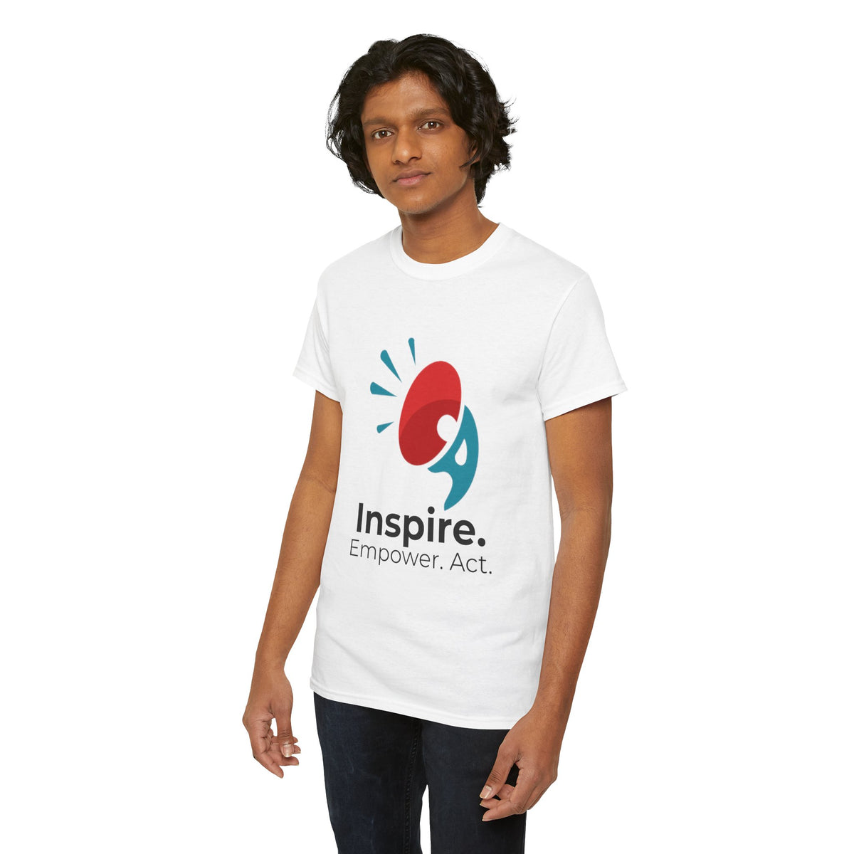 Inspire Empower Act Unisex Heavy Cotton Tee
