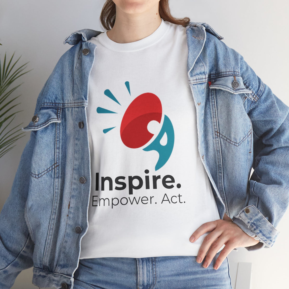 Inspire Empower Act Unisex Heavy Cotton Tee