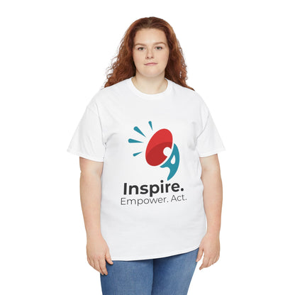 Inspire Empower Act Unisex Heavy Cotton Tee