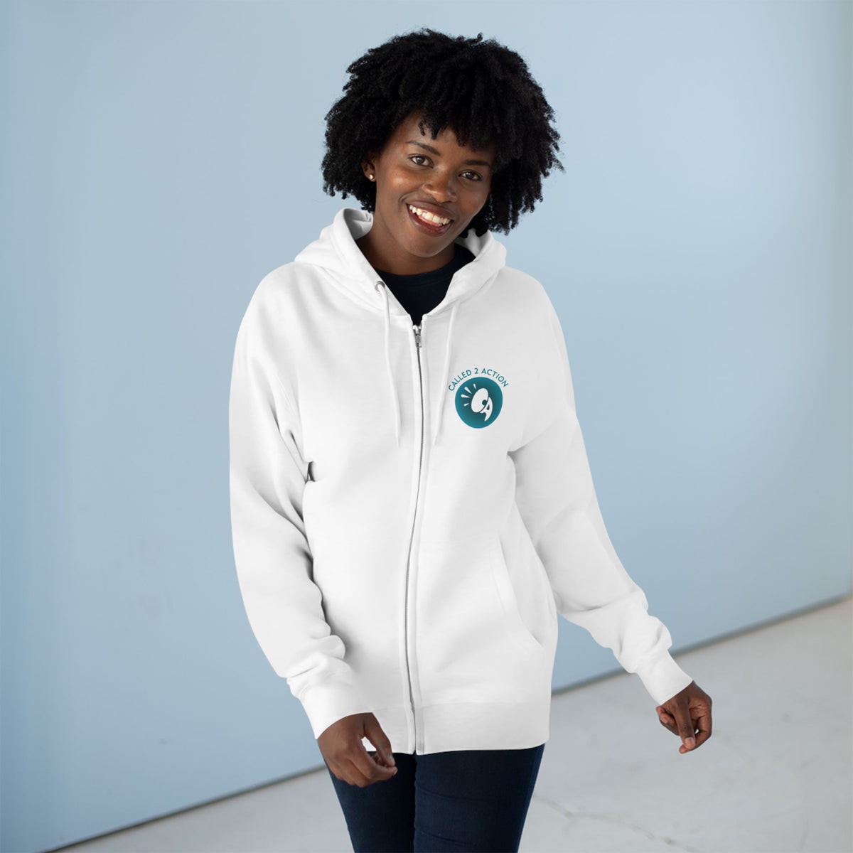 Unisex Zip Hoodie
