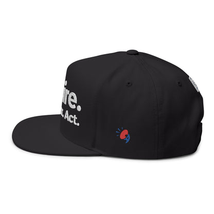 Flat Bill Cap (Embroidery)