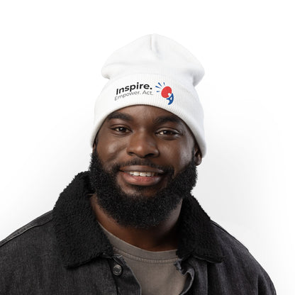 Inspire Empower Act Knit Beanie
