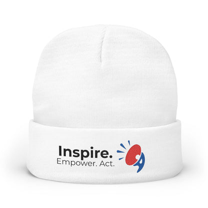 Inspire Empower Act Knit Beanie