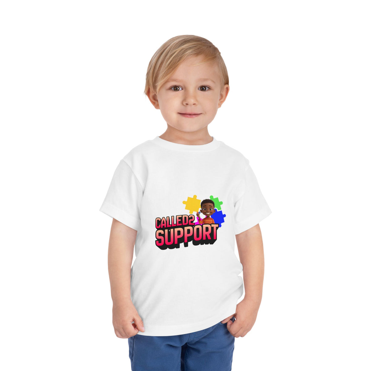 Called 2 Support Toddler Tee — Autism Awareness Puzzle Piece Shirt