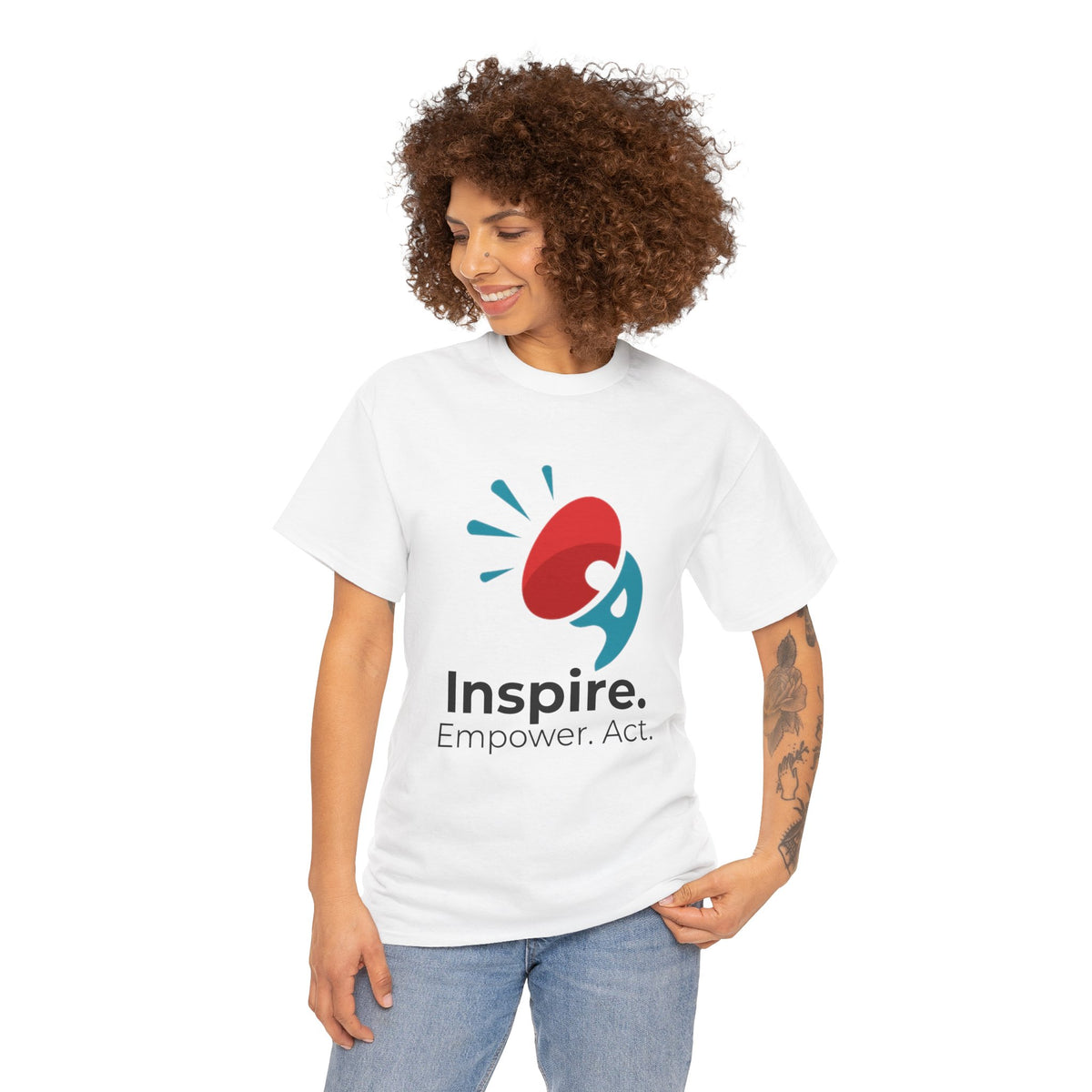 Inspire Empower Act Unisex Heavy Cotton Tee