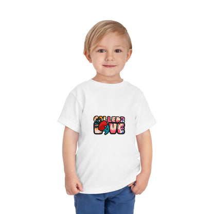 Toddler Tee — Colorful 'Smilesss' Graphic Front & QR Code Back