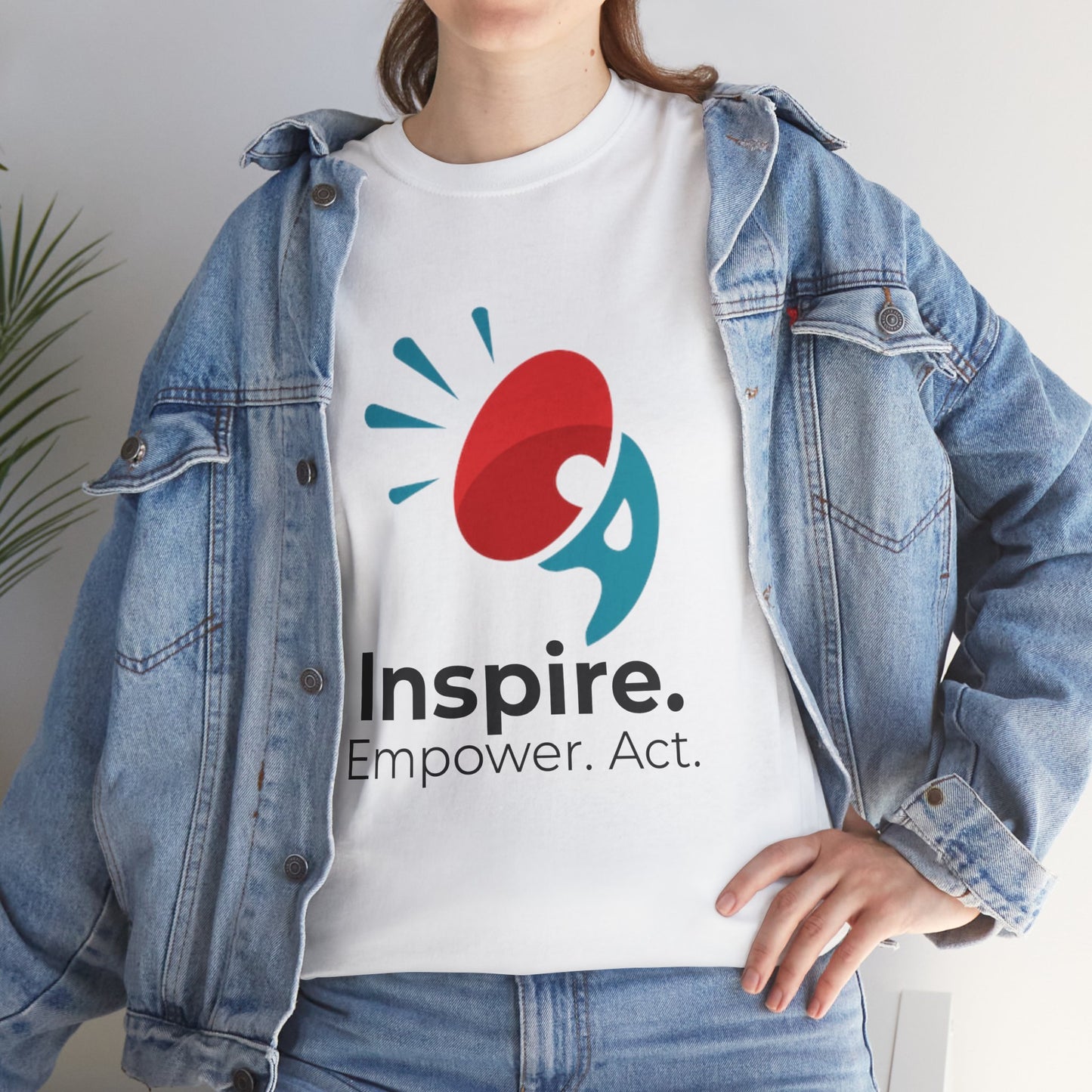 Inspire Empower Act Unisex Heavy Cotton Tee