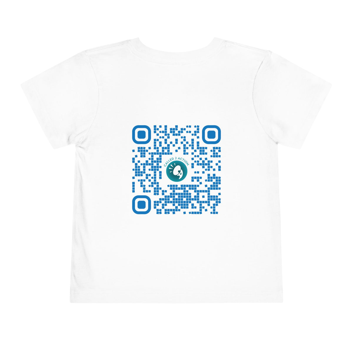 Toddler Tee — Colorful 'Smilesss' Graphic Front & QR Code Back