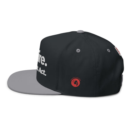 Flat Bill Cap (Embroidery)