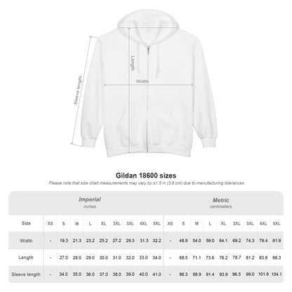 Unisex Heavy Blend™ Full Zip Hooded Sweatshirt