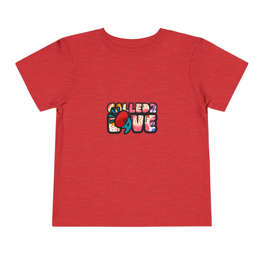Toddler Tee — Colorful 'Smilesss' Graphic Front & QR Code Back