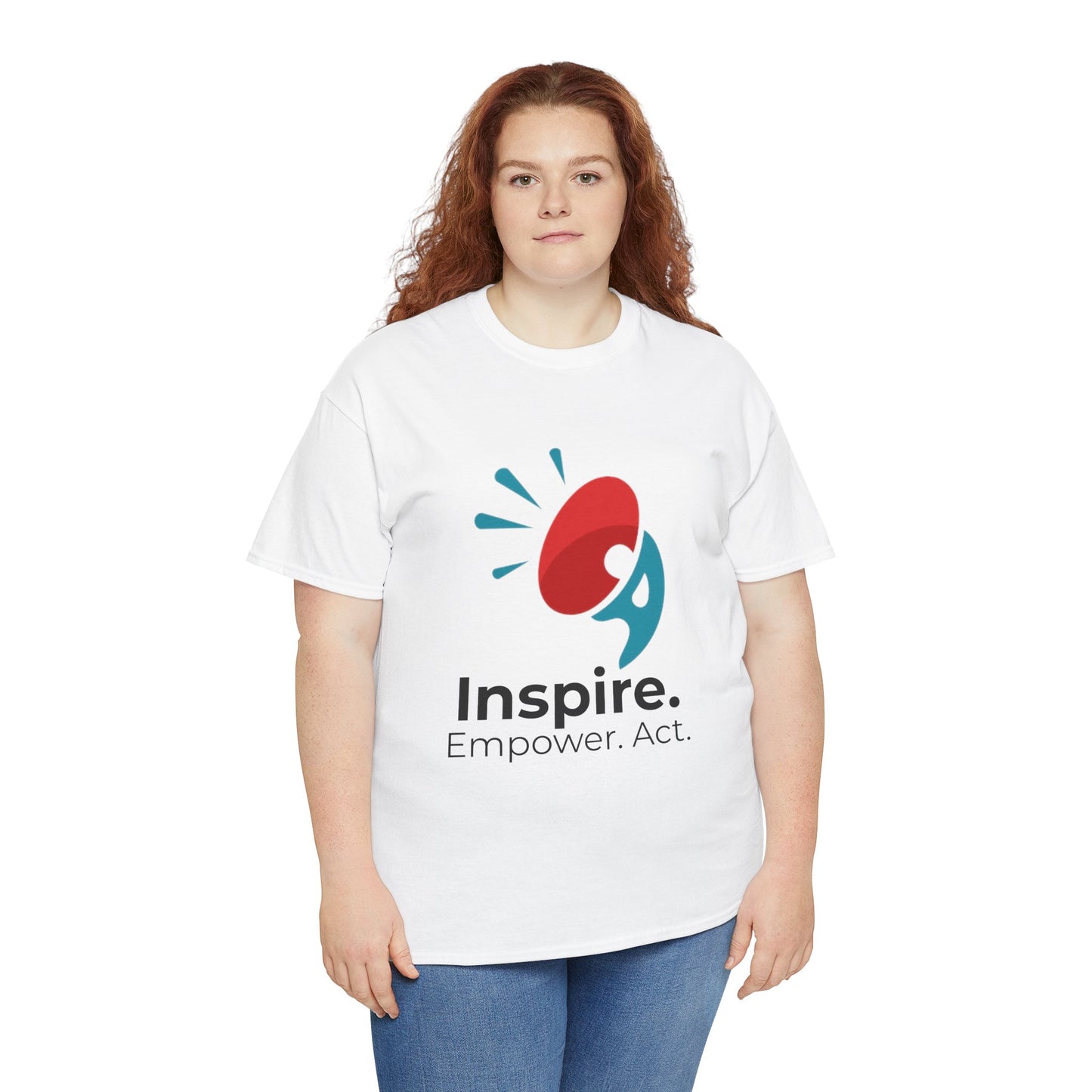 Inspire Empower Act Unisex Heavy Cotton Tee