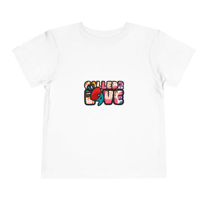 Toddler Tee — Colorful 'Smilesss' Graphic Front & QR Code Back
