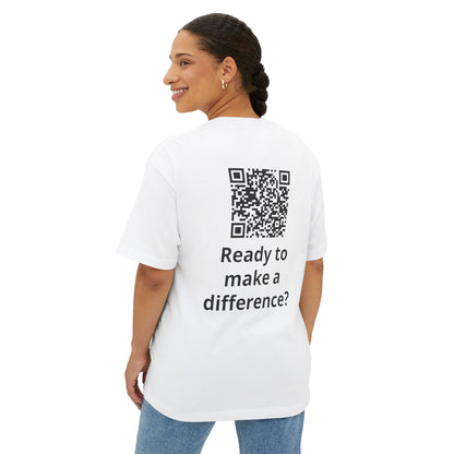 Inspire Empower Act Unisex Oversized Boxy Tee