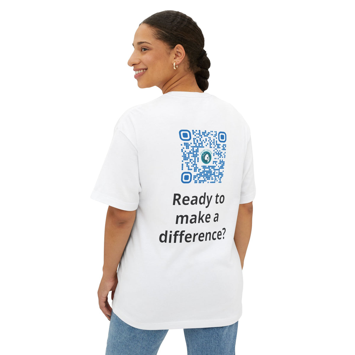 Inspire Empower Act Unisex Oversized Boxy Tee, Relaxed Fit Tee, Motivational Shirt, Casual Everyday Wear, Empowerment Apparel